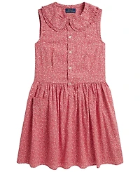 Polo Ralph Lauren Girls' 7-16 Sleeveless Shirt Dress