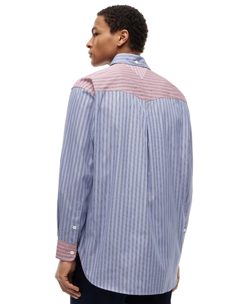 Tommy Hilfiger Men's Long-Sleeve Stripe Shirt