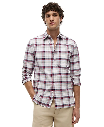 Tommy Hilfiger Men's Oxford Medium Check Shirt