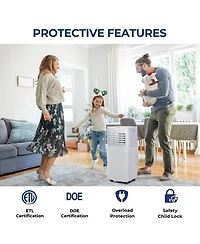 Ecooso 10000 Btu(Ashrae) Portable Air Cooler with Fan and Dehumidifier Mode