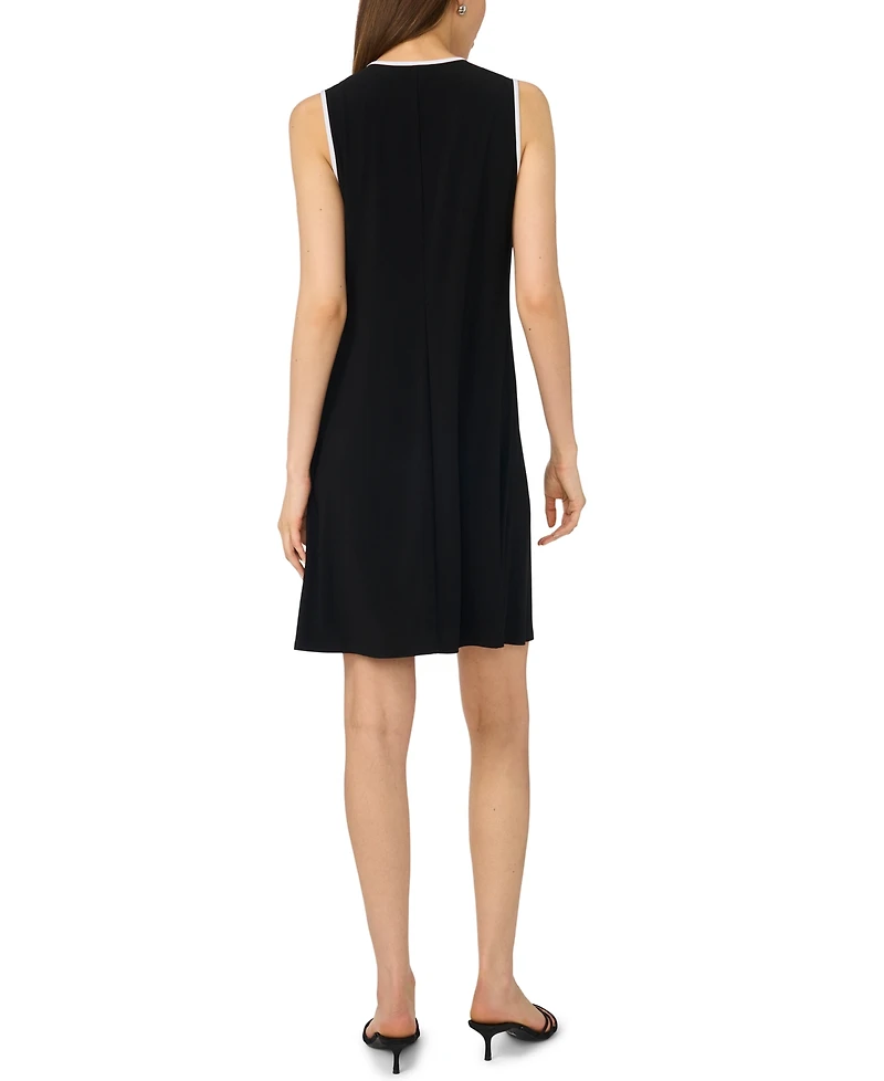 Msk Women's Crewneck Knee-Length Dress