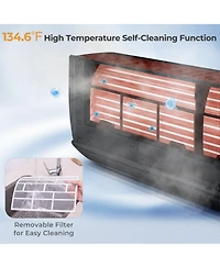 Ecooso 12000 Btu 22 SEER2 208-230V Wifi Enabled Mini Split Air Conditioner and Heater
