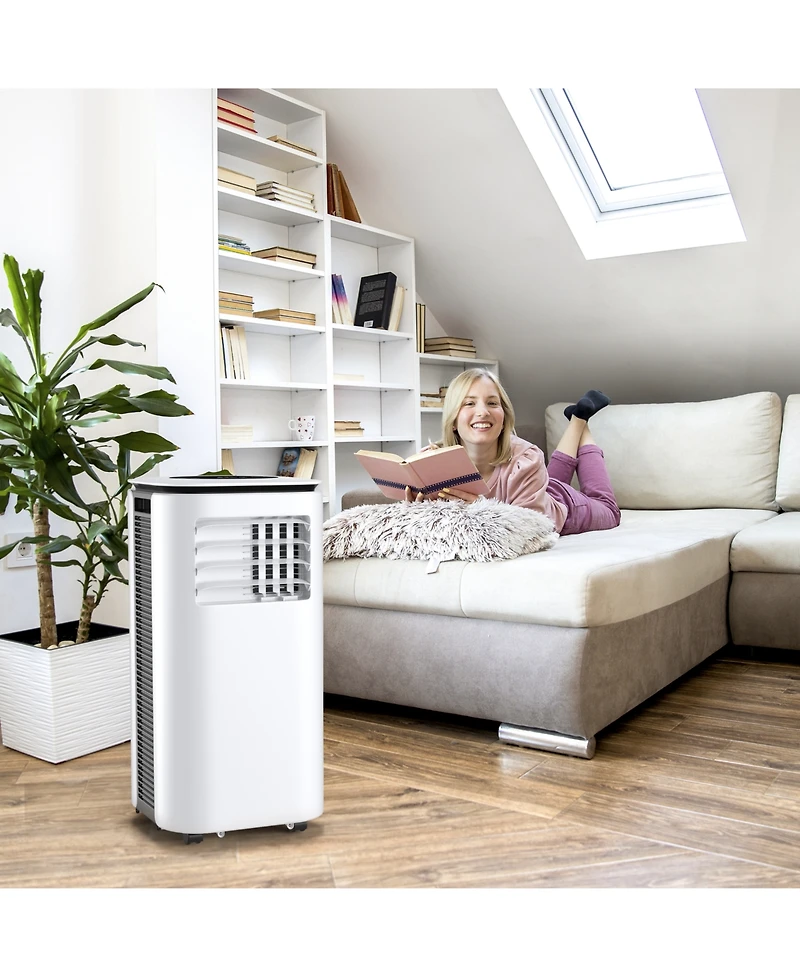 Ecooso 9000 Btu(Ashrae) Portable Air Conditioner with Fan and Dehumidifier