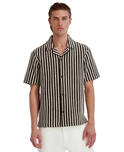 Karl Lagerfeld Paris Men's Short-Sleeve Shirt