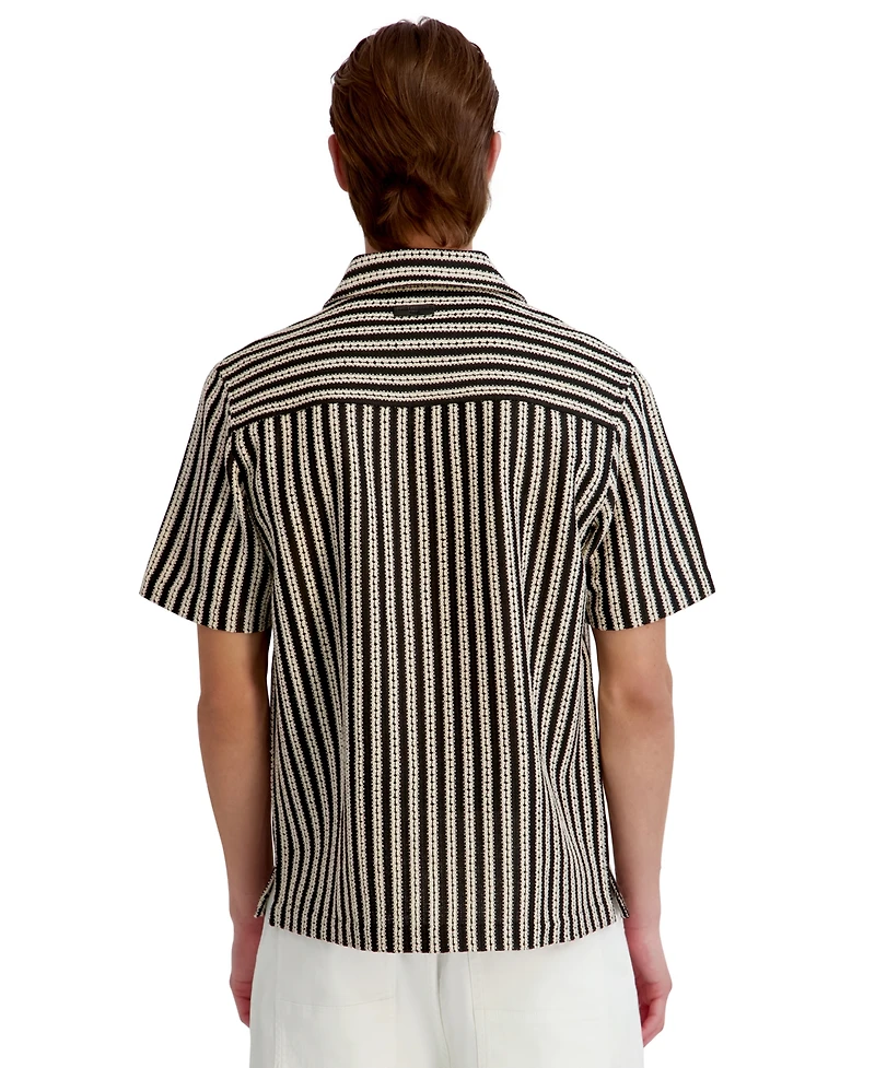 Karl Lagerfeld Paris Men's Short-Sleeve Shirt