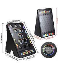 WinSpin Bean Bag Toss Game and Medium Prize Drop Board for Carnival Events School