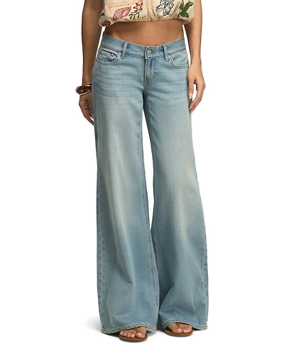 Lucky Brand Women's Liquid Luxe Low-Rise Ultra Wide-Leg Jeans