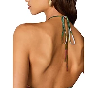 Steve Madden Women's Yazmina Sleeveless Halter Boho Dress