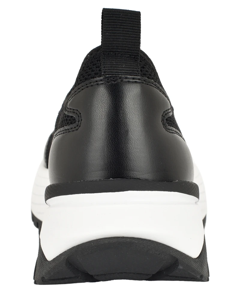 Calvin Klein Women's Abelea Knit Slip-On Chunky Sole Sneakers