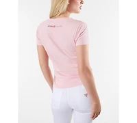 Guess Women's Marilyn Short-Sleeve Crewneck Slim-Fit T-Shirt
