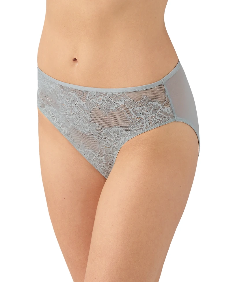 Wacoal Women's Full Bloom Sheer Mesh Hi-cut Brief