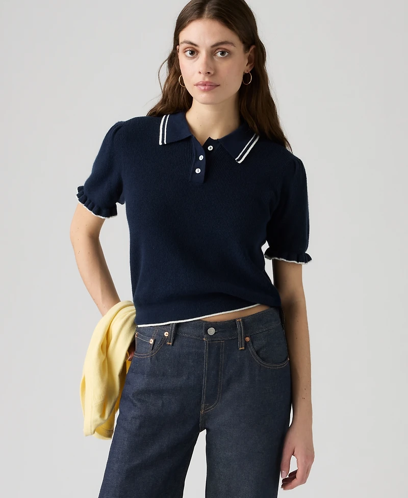 Levi's Women's Short-Sleeve Pull-On Polo Shirt