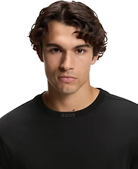 Boss by Hugo Men's Contrast Stripe Cotton T-Shirt