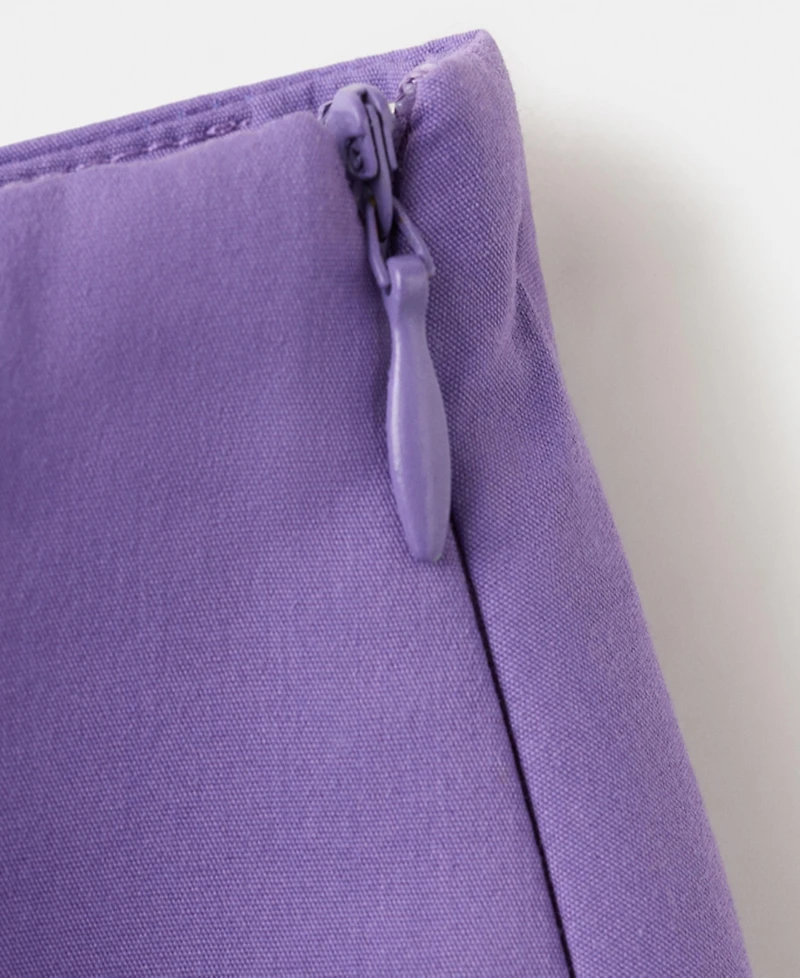 Mango Women's Short Ruffled Skirt