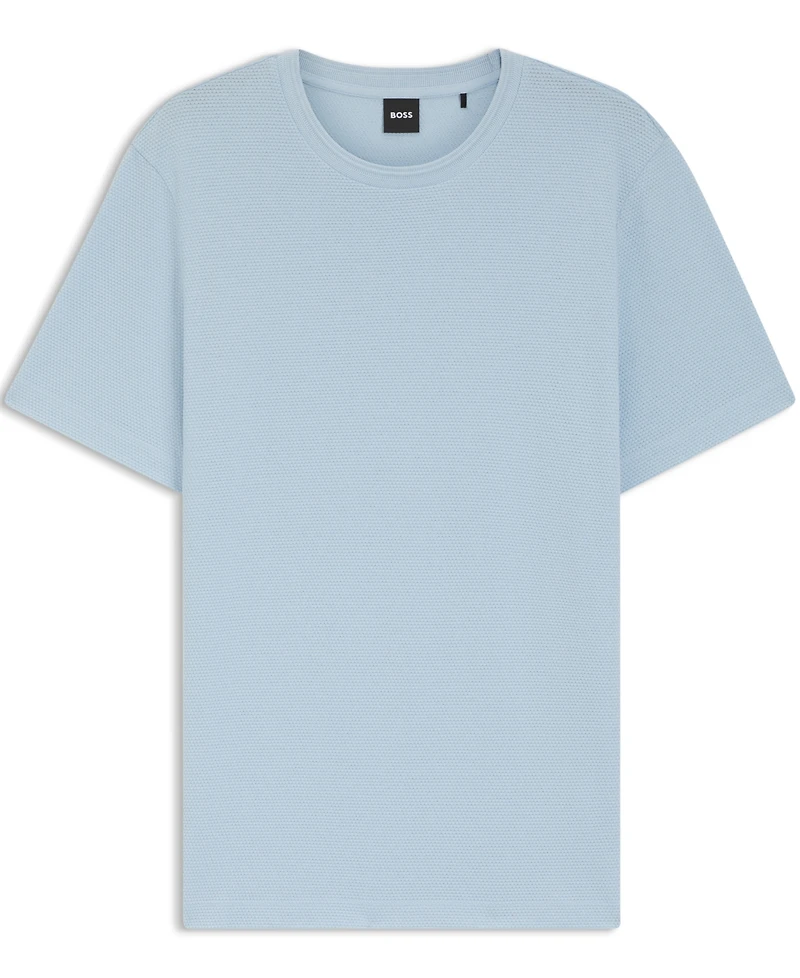 Boss by Hugo Boss Men's Bubble-Jacquard Structure T-shirt