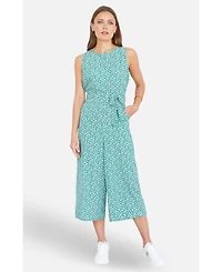 Yumi Women's Ditsy Culotte Jumpsuit