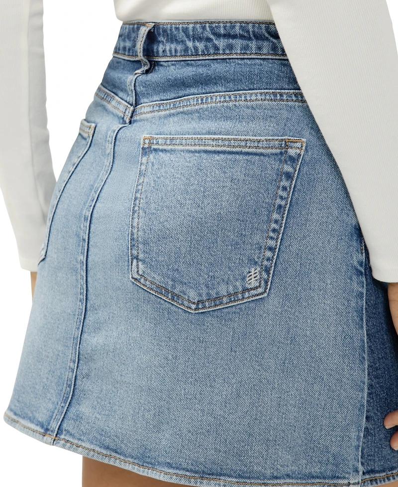 Silver Jeans Co. Women's Western Denim Skirt
