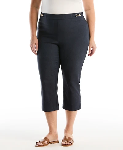 Rafaella Plus Horse Bit Pull On Capri