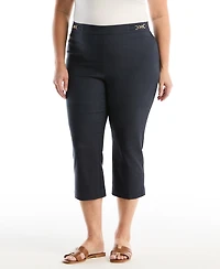 Rafaella Plus Horse Bit Pull On Capri
