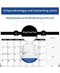 Gnuadz Desk Calendar 2026-2027 18 Months To-Do List