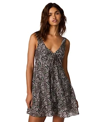 Steve Madden Women's Lisandra Sleeveless Printed Summer Mini Dress