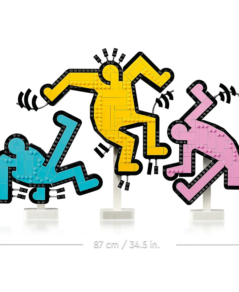 Lego Art Keith Haring Dancing Figure Toys 31216