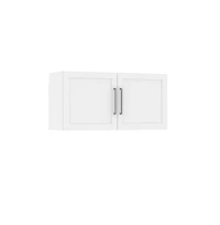 Sauder GarageCore Upper Cabinet and Doors Bundle