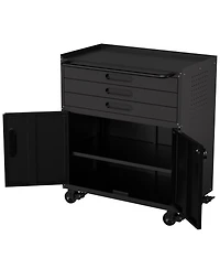 Viyet 34" Rolling Metal Tool Cabinet