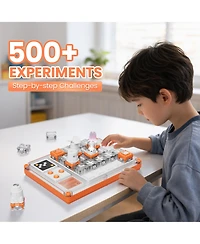 Contixo CB1 Kids Science Circuit Builder Kit, 500+ Experiments Stem Learning Set, Usb Rechargeable, Snap-Together Electronics for Ages 6+