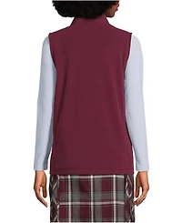 Lands' End Women's Lightweight Fleece Vest Jackets