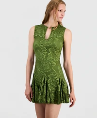 14th Place Juniors' Sleeveless Mini Dress