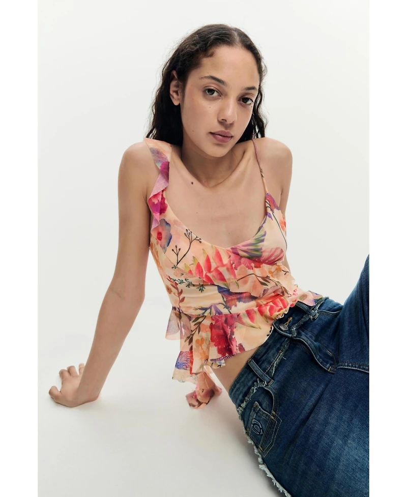 Desigual Women's T-shirt Designed by Mr. Christian Lacroix