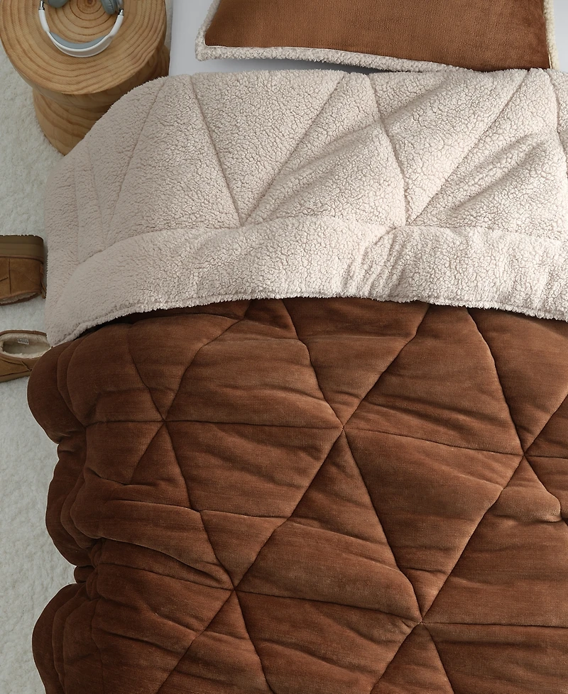 Closeout! Ugg Avery Plush Reversible 3-Pc. Comforter Set