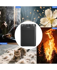 Air Purifiers, Large Room Up to 3000 Sq Ft,with Washable Filters, H13 Hepa, Dual-Sided Air Intake