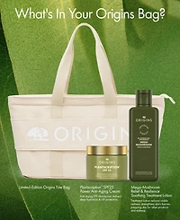 Free Full Size Plantscription Spf 25 Power Anti-Aging Cream 50 ml and Limited Edition Origins Travel Canvas Tote with $75 Origins purchase