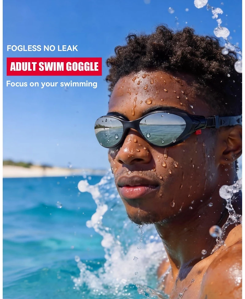 Gnuadz Swim Goggles Anti-fog No-leaking Adult Men Women