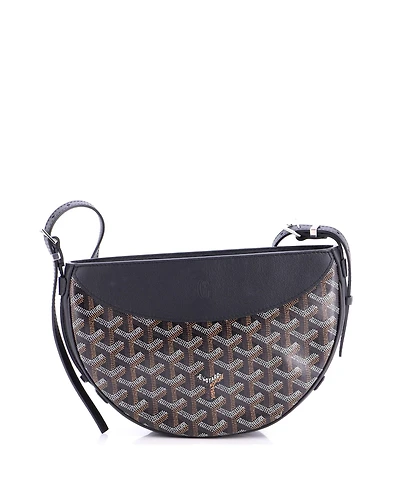 Pre-Owned Goyard Hirondelle Shoulder Bag Coated Canvas and Leather