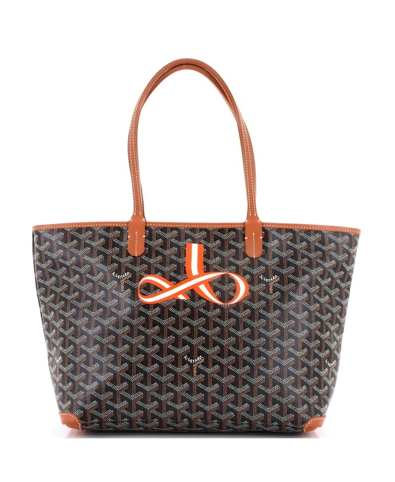 Pre-Owned Goyard Pm Artois Tote Printed Coated Canvas