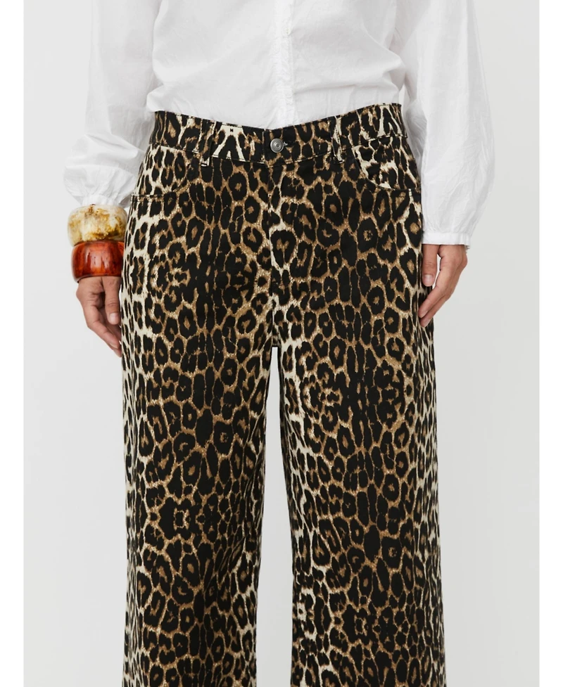 Masai Copenhagen Women's MaPassang Leopard Print Jeans