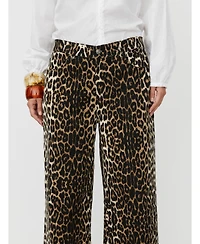 Masai Copenhagen Women's MaPassang Leopard Print Jeans