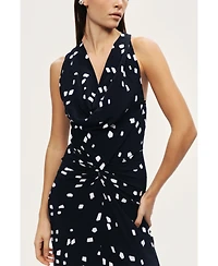 Nocturne Women's Printed Halter Neck Maxi Dress