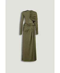 Nocturne Women's Draped Long Sleeve Maxi Dress
