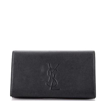 Pre-Owned Saint Laurent Large Belle de Jour Clutch Leather
