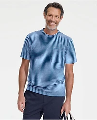 Lands' End Men's Short Sleeve Cotton Linen Tee