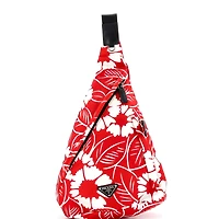 Pre-Owned Prada Zip Sling Backpack Printed Tessuto