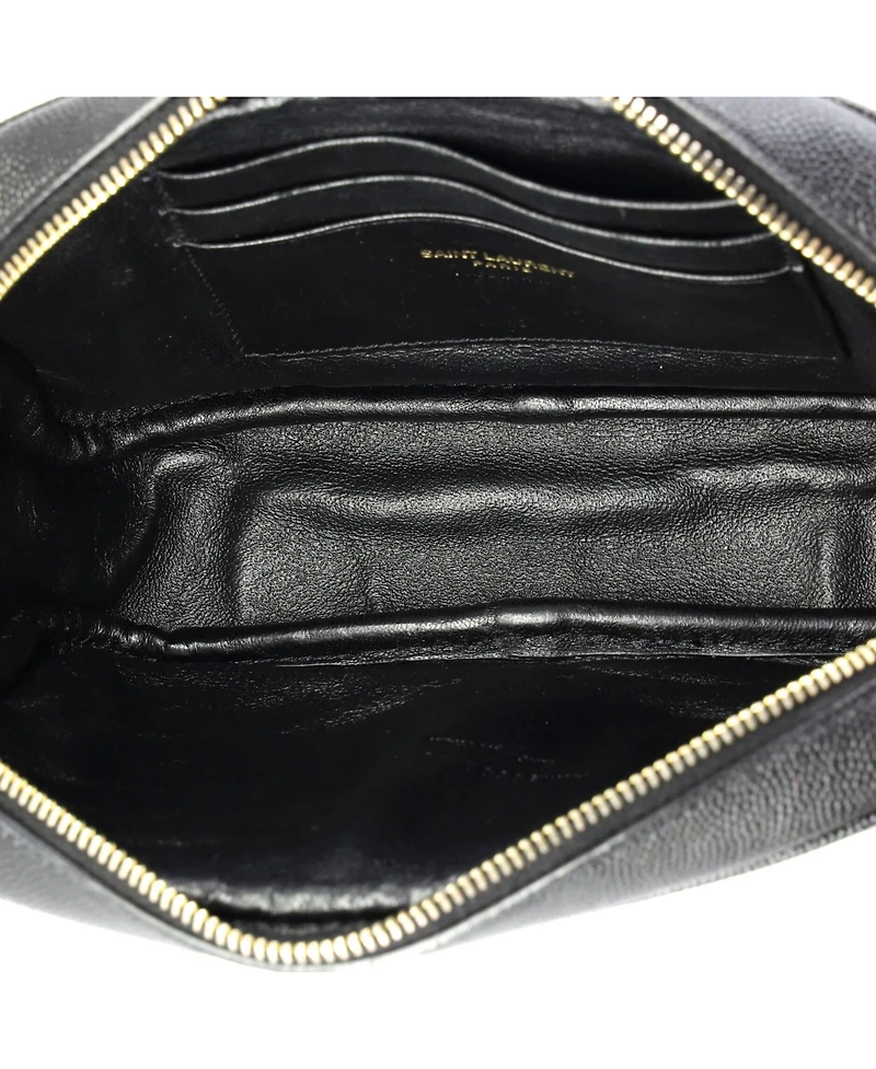 Pre-Owned Saint Laurent Mini Lou Camera Bag Matelasse Chevron Leather