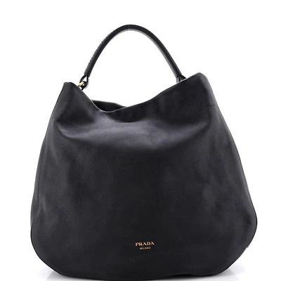 Pre-Owned Prada Large Slouch Hobo Leather