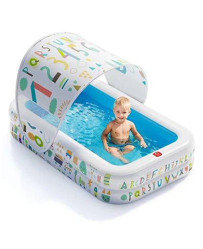 Gnuadz Inflatable Kiddie Pool Ball Pit Soft Floor Sun Protection