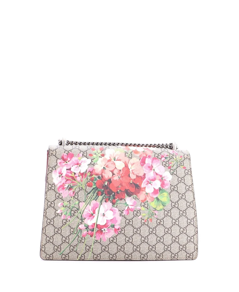 Pre-Owned Gucci Medium Dionysus Bag Blooms Print Gg Coated Canvas