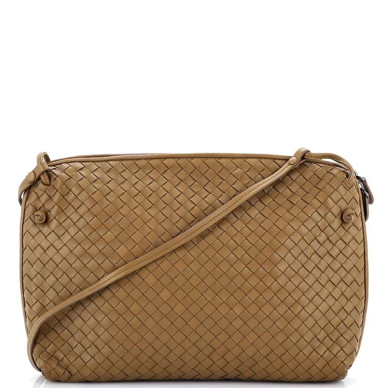 Pre-Owned Bottega Veneta Medium Nodini Crossbody Bag Intrecciato Nappa
